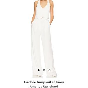 Amanda Uprichard White Jumpsuit